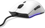 NZXT Lift - MS-1WRAX-WM - PC Gaming Mouse - Lightweight Ambidextrous Mouse - High-end PixArt 3389 Optical Sensor - 16k Resolution - RGB Lighting - Low-Drag Cable - White