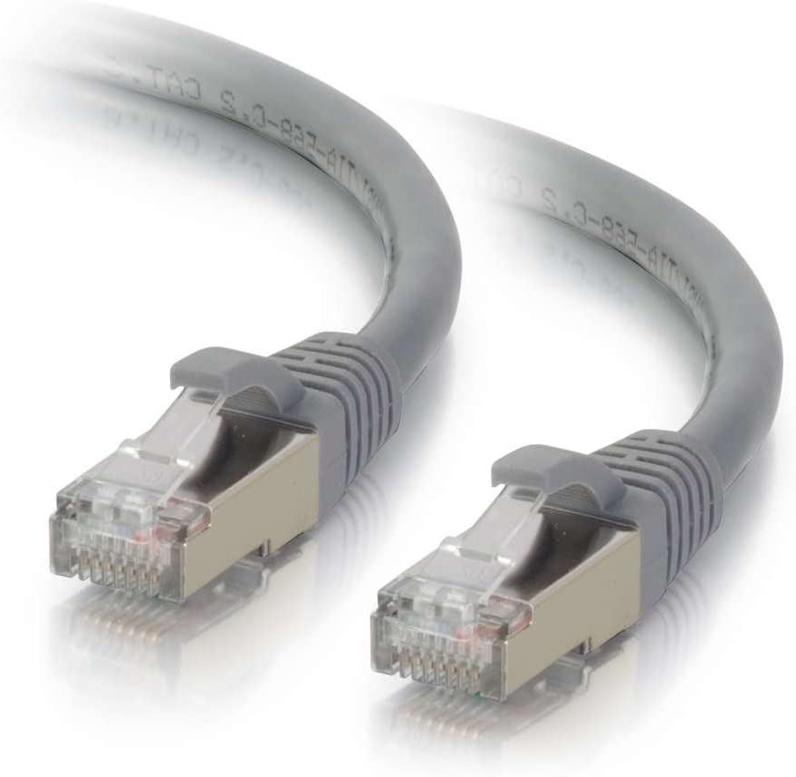 C2g/ cables to go C2G 00786 Cat6 Cable - Snagless Shielded Ethernet Network Patch Cable, Gray (15 Feet, 4.57 Meters) 15 Feet Grey