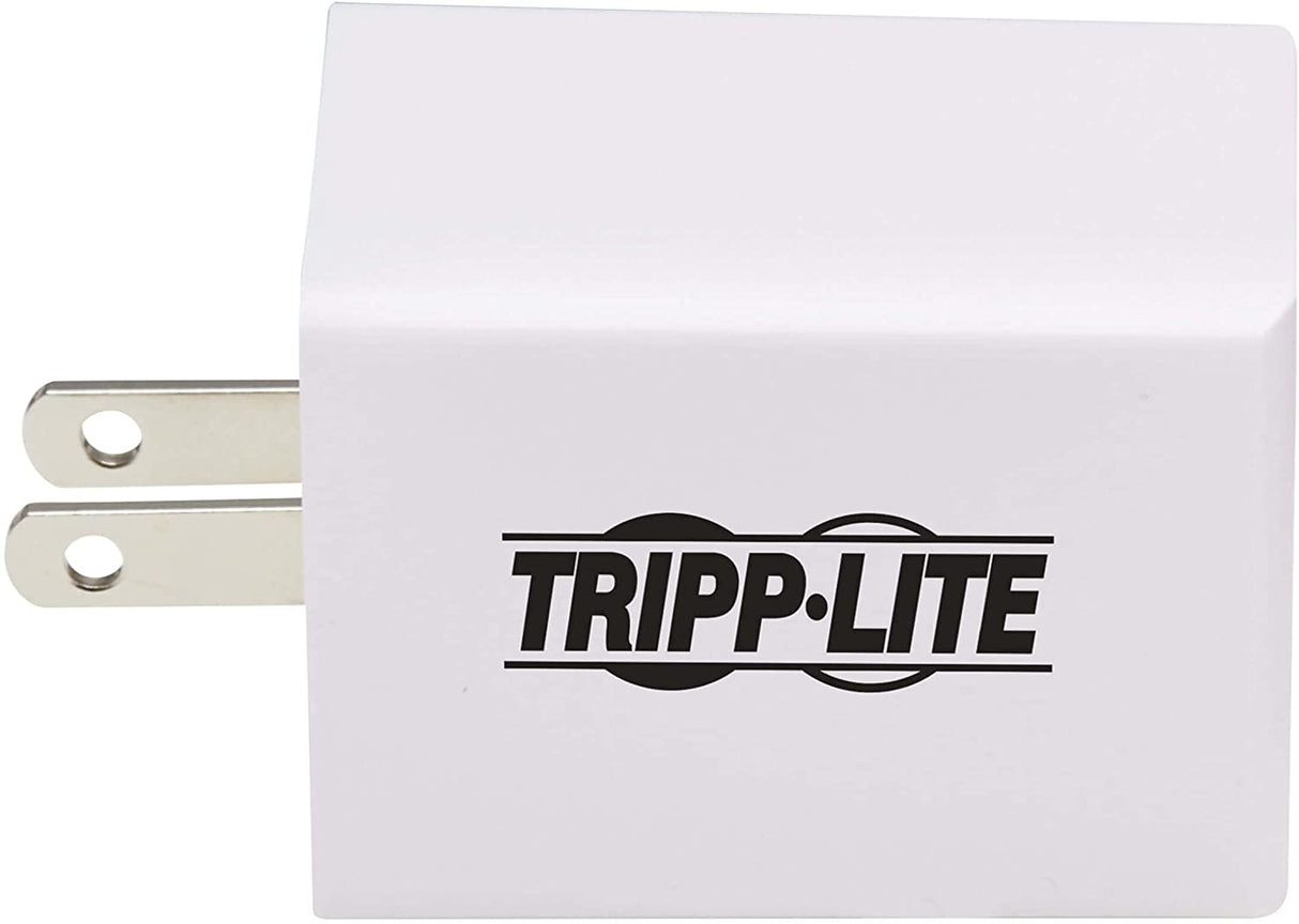 Tripp Lite Compact USB-C Wall Charger, 60W USB-C Wall Plug-in, GaN Technology, USB-C Power Deliver 3.0 Fast Charge, with Auto Sense (U280-W01-60C1-G)