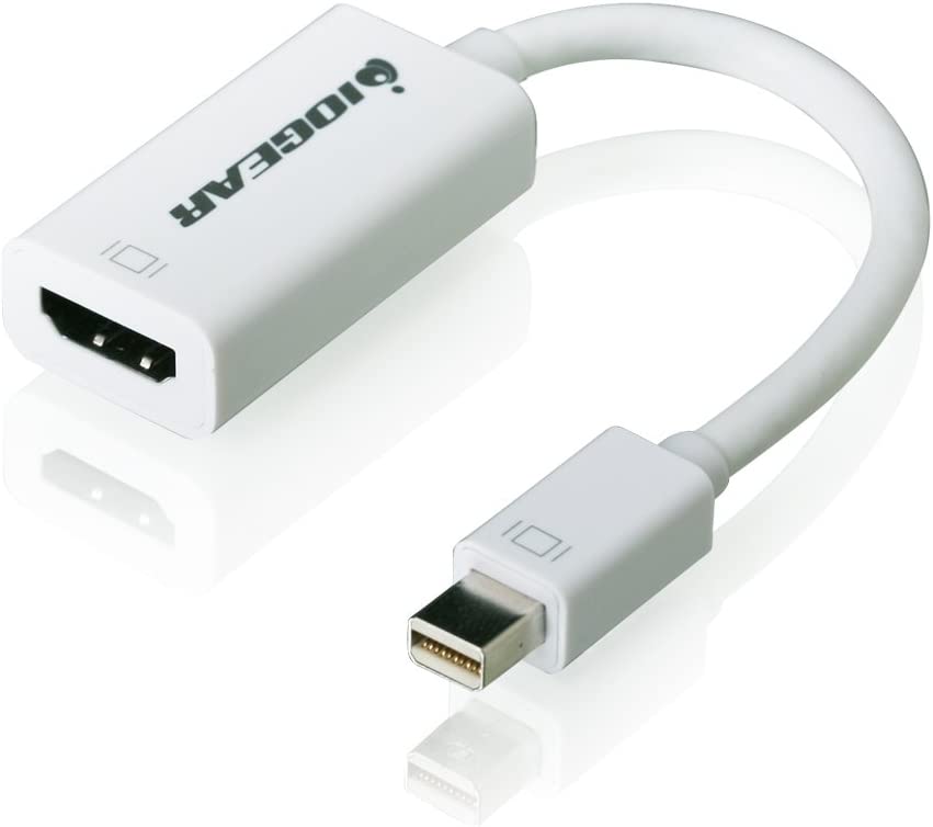 IOGEAR Mini DisplayPort to HD Adapter Cable, White, GMDPHDW6