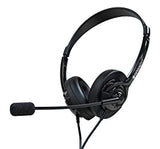 Spracht ZUM350B Zum 350 3.5mm and 2.5mm Dual-Ear (Binaural) Stereo Headset, Black