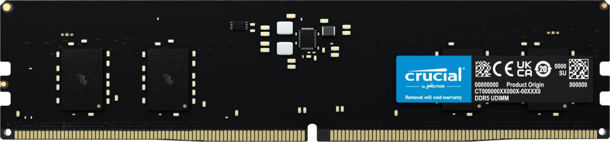 Crucial RAM 8GB DDR5 4800MHz CL40 Desktop Memory CT8G48C40U5 8GB DDR5 UDIMM