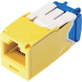 Panduit CJ6X88TGYL Category-6A 8-Wire TG-Style Jack Module, Yellow