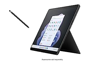 Microsoft Surface Pro 9, 13.3" Touchscreen 2-in-1 Tablet, 12th Gen Intel Core i7-1255U, Intel Iris Xe Graphics, 16GB DDR5 RAM, 256GB SSD, Windows 10 Pro, Graphite, Device Only, with MTC Stylus Pen 16GB RAM | 256GB SSD i7