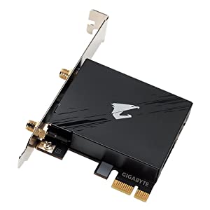 GIGABYTE WiFi 6E GC-WBAX210 (2x2 802.11ax/ Tri-Band WiFi/ Bluetooth 5.2/ PCIe Expansion Card)