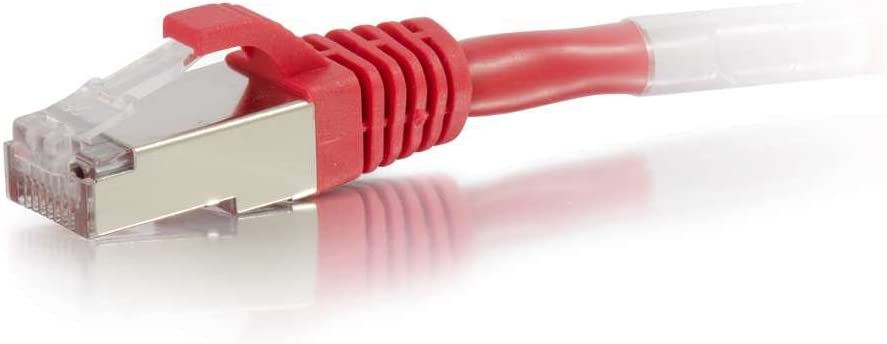 C2g/ cables to go C2G 00842 Cat6 Cable - Snagless Shielded Ethernet Network Patch Cable, Red (1 Foot, 0.30 Meters) STP 1 Foot Red