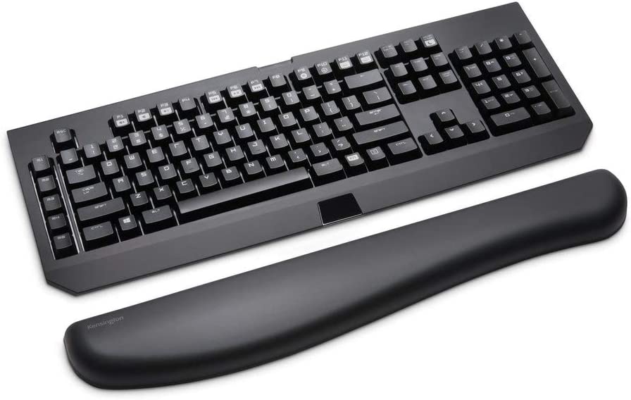 Kensington ErgoSoft Wrist Rest for Mechanical &amp; Gaming Keyboards, Black (K52798WW) Keyboard Wrist Rest Mechanical &amp; Gaming