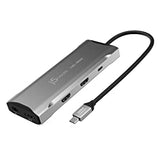 Jcreate j5create USB C 4K Triple Display Hub - 4K HDMI x2, 4K DP, 2 USB-A and USB-C 10Gbps, PD 100W, Ethernet, SD 4.0 Card Reader | for XPS, Surface Pro (JCD397)
