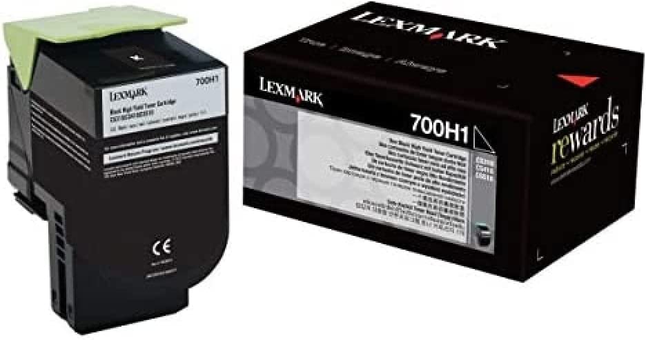 Lexmark 70C0H10 Black High Yield Toner