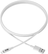 Tripp Lite Apple MFI Certified 6-Feet 2M Lightning to USB Cable Sync Charge iPhone/iPod/iPad - White (M100-006-WH) White 6 ft.