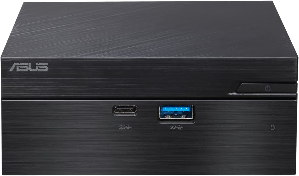 ASUS MiniPC PN41 Fanless Barebone with Intel 11th gen Dual Core Celeron N4500, Support Dual 4K, DisplayPort, WiFi AC, Bluetooth 5, VESA Mount