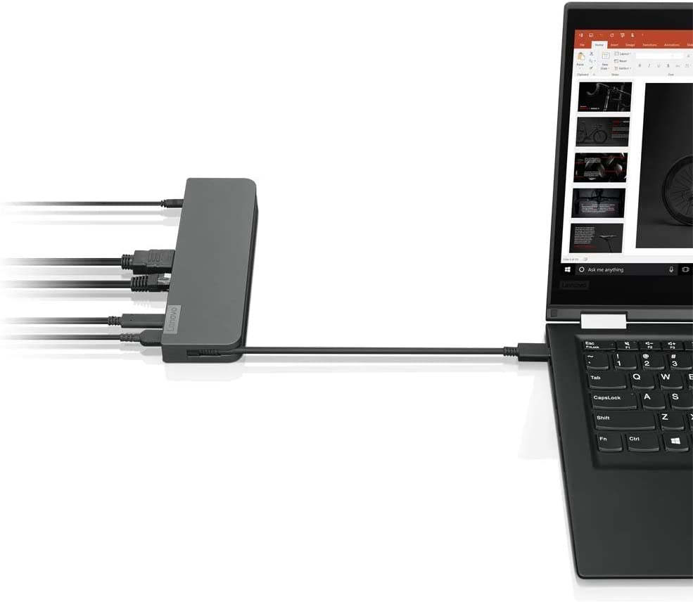 Lenovo USB-C Mini Dock USA with 65w AC Adapter 40AU0065US