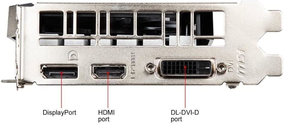 MSI Gaming GeForce GTX 1650 128-Bit HDMI/DP/DVI 4GB GDRR6 HDCP