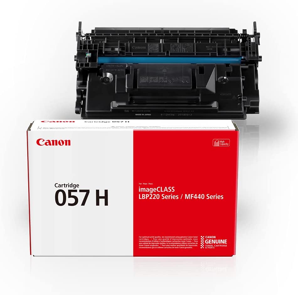 Canon Genuine High Yield Toner Cartridge 057H Black High Capacity Toner