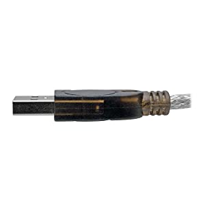 Tripp Lite 18in USB to Null Modem Serial Adapter Cable FTDI w/COM Retention M/F 18" (U209-18N-NULL) USB-A to DB9 (M/F)
