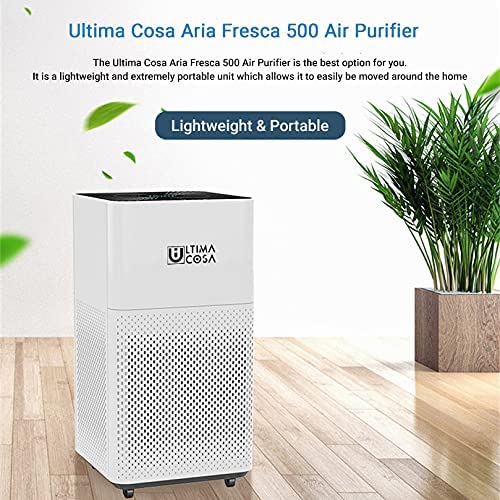 ULTIMA COSA Aria Fresca 500 Air Purifier White Cover 500 Sqft 4, Small