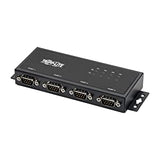 Tripp Lite 4 Port USB to Serial Adapter, RS-422/RS-485, FTDI with COM Retention, USB-B to DB9 F/M (U208-004-IND) 4-Port