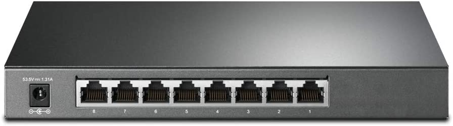 TP-Link TL-SG2008P | Jetstream 8 Port Gigabit Smart Managed PoE Switch | 4 PoE+ Port @62W | Omada SDN Integrated | PoE Recovery | IPv6 | Static Routing | L2/L3/L4 QoS |Limited Lifetime Protection 8 Port w/4 PoE+ Port, 62W