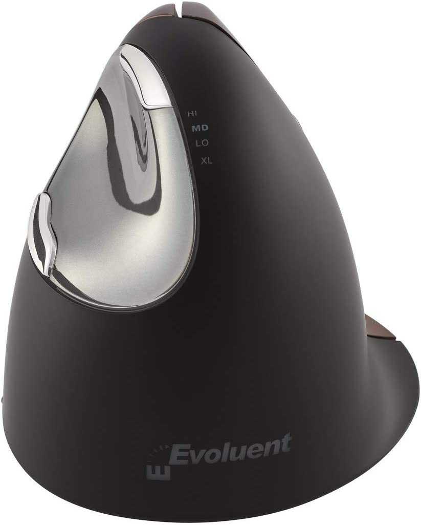 Evoluent VM4SW VerticalMouse 4 Right Hand Ergonomic Mouse with Wireless Connection (Small Size)