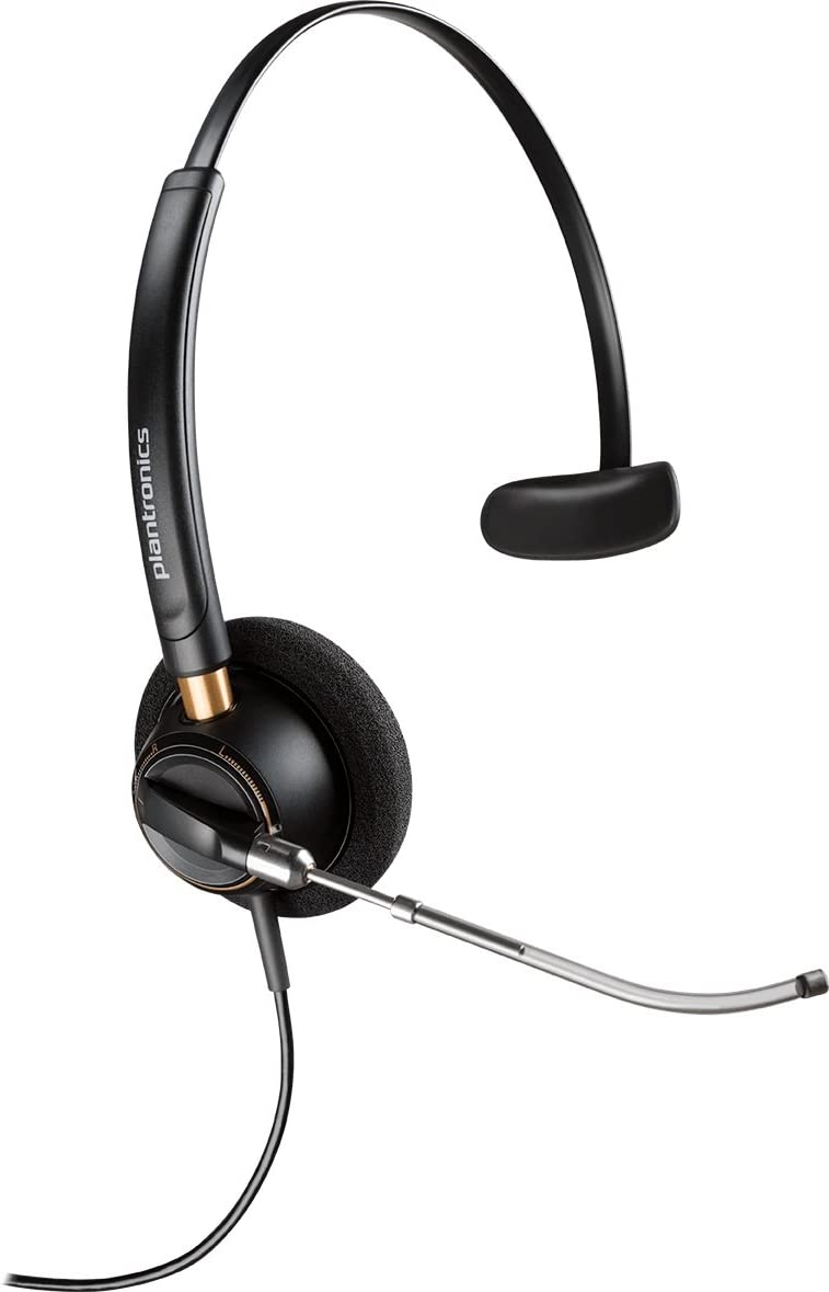 Plantronics 89435-01 Wired Headset, Black Standard Packaging