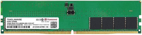 Transcend 32GB DDR5 4800 U-DIMM 2Rx8 2Gx8 CL40 1.1V