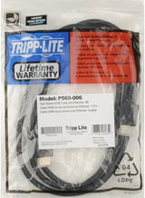 Tripp Lite P569-025 High Speed Ethernet HDMI Cable M/M, 25-Feet (Black)