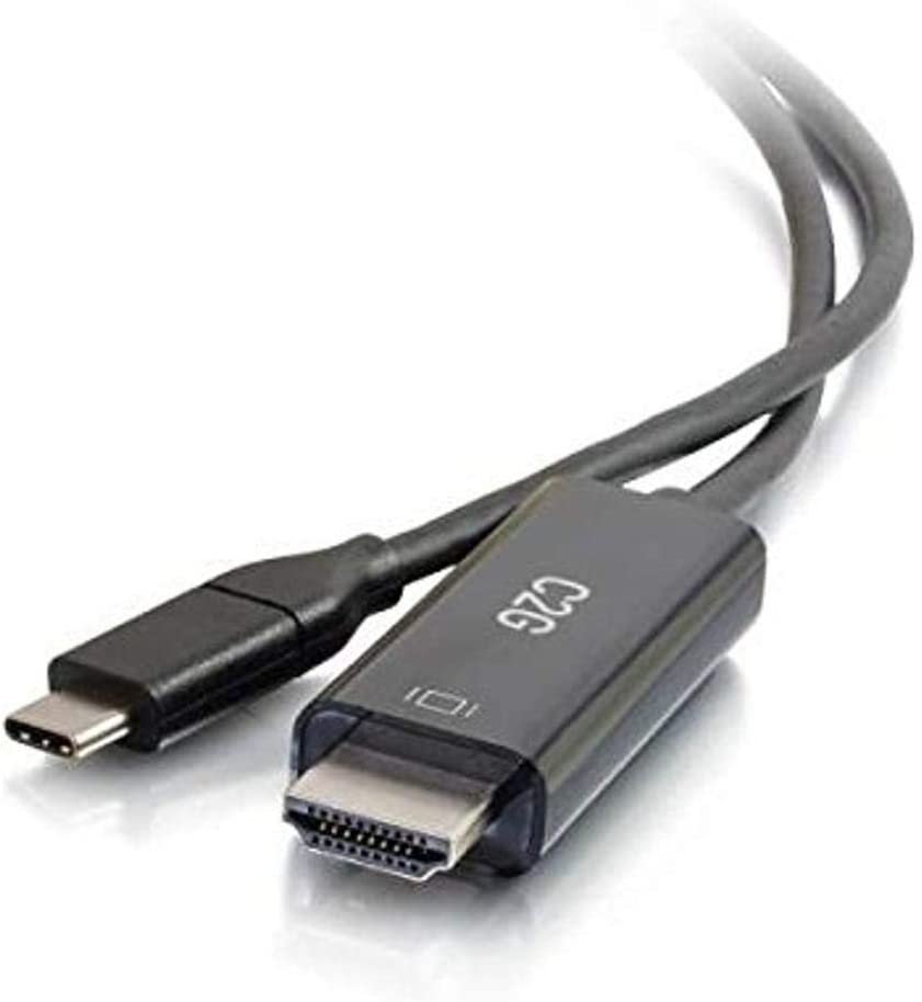 C2g/ cables to go C2G USB Adapter, HDMI Adapter, USB C to HDMI, 4K, 60Hz, Black, 6 Feet (1.82 Meters), Cables to Go 26889