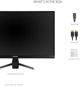 ViewSonic VX2467-MHD 24 Inch 1080p Gaming Monitor with 75Hz, 1ms, Ultra-Thin Bezels, FreeSync, Eye Care, HDMI, VGA, and DP 24-Inch 1ms