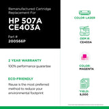 Clover imaging group Clover Remanufactured Toner Cartridge Replacement for HP CE403A (HP 507A) | Magenta Magenta Box 9