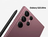 Samsung Galaxy S22 Ultra 5G Black 128GB - 6.8" 120 Hz AMOLED Display, 108MP+12MP+10MP+10MP Rear Camera, 40MP Selfie Camera, 8K Video, S-Pen included (CAD Version &amp; Warranty) S22 Ultra Black 128
