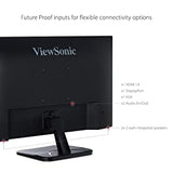ViewSonic VA2456-MHD 24 Inch IPS 1080p Monitor with Ultra-Thin Bezels, HDMI, DisplayPort and VGA Inputs for Home and Office 24-Inch