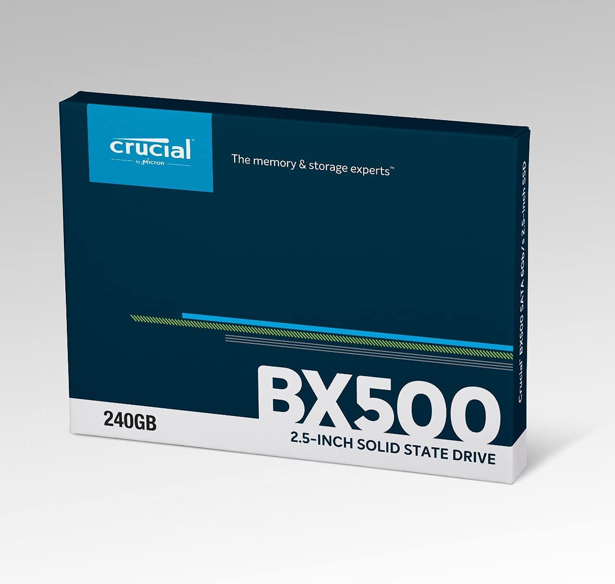 Crucial BX500 240GB 3D NAND SATA 2.5-Inch Internal SSD, up to 540MB/s - CT240BX500SSD1 240GB Standard Packaging