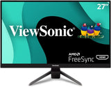 ViewSonic VX2767-MHD 27 Inch 1080p Gaming Monitor with 75Hz, 1ms, Ultra-Thin Bezels, FreeSync, Eye Care, HDMI, VGA, and DP 27-Inch 1ms