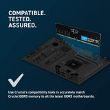 Crucial RAM 16GB Kit (2x8GB) DDR5 4800MHz CL40 Desktop Memory CT2K8G48C40U5 16GB Kit (2x8GB) DDR5 UDIMM