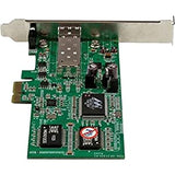 StarTech.com PCI Express Gigabit Ethernet Fiber Network Card w/Open SFP - PCIe GbE SFP Network Card Adapter NIC - Fiber Optic SFP Adapter (PEX1000SFP2) Open SFP Slot (Female)