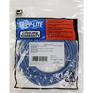 Tripp Lite Cat5e 350MHz Molded Patch Cable (RJ45 M/M) - Blue, 25-ft.(N002-025-BL) 25 feet Blue