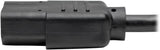 Tripp Lite Standard Computer Power Cord 10A,18AWG (NEMA 5-15P to IEC-320-C13) 1-ft.(P006-001) Black 1ft. Power Cord