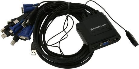 IOGEAR 4-Port USB Cable KVM Switch