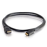 C2g/ cables to go C2G Mini HDMI to HDMI, 4K, High Speed HDMI Cable, Ethernet, 60Hz, 6.6 Feet (2 Meters), Black, Cables to Go 40307 Mini with Ethernet 6.6 Feet