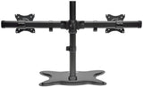 TRIPP LITE DDR1327SDD Dual Monitor Mount Stand, Swivel &amp; Tilt, 13-27 Inch Flat Screen Displays, Desktop Mount, Black