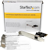 StarTech.com 1-Port Gigabit Ethernet Network Card - PCI Express, Intel I210 NIC - Single Port PCIe Network Adapter Card with Intel Chipset (ST1000SPEXI) 1 Port