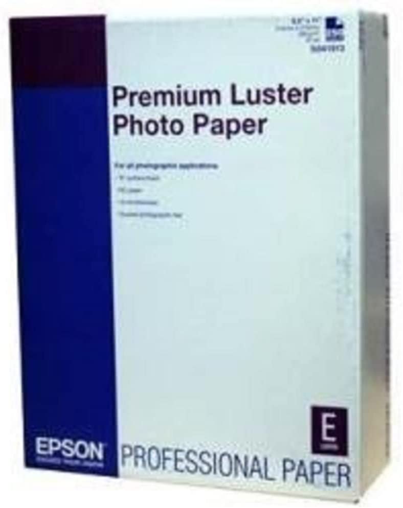 S041604 - Epson Premium Luster Photo Paper 13" x 19" (100 Sheets)