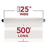 GBC Pinnacle EZ Load Blue End Cap Laminating Roll Film, NAP II, 1.7 Mil, 25 inches x 500 feet, 2 Pack (3748203EZ) 1.7mil-Gloss 25" x 500'