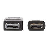 Tripp Lite DisplayPort to HDMI Adapter Active DP 1.2A to HDMI 2.0 M/10ft (P582-010-4K6AE), 10 Feet