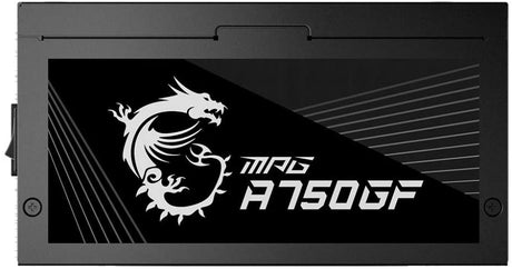 MSI MPG Series A750GF Power Supply (PSU): 750 Watt, Full Modular, 80 PLUS Gold Certified, 10 Year Warranty 750 W 750 W