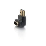 C2g/ cables to go C2G HDMI Adapter, HDMI Male to HDMI Female Right Angle Adapter, Fits in Tight Spaces, for Wall Mounted TVs, 90 Degrees, Cables to Go 40999 Right Angle HDMI Adapter