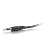 C2g/ cables to go C2G 27394 4-Pin 3.5mm Microphone and Headphone Breakout Adapter Y-Cable (6 Inch),Black