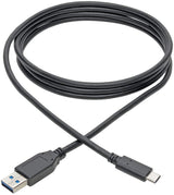 Tripp Lite USB C to USB A Cable, USB 3.1 Gen 1, Male to Male, Black, 6-ft. (U428-006) 6 ft. USB 3.1 Gen 1 Cable (M/M)