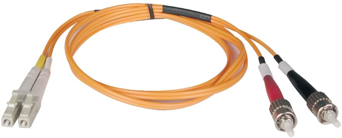 Tripp Lite Duplex Multimode 62.5/125 Fiber Patch Cable (LC/ST), 2M (6-ft.)(N318-02M)