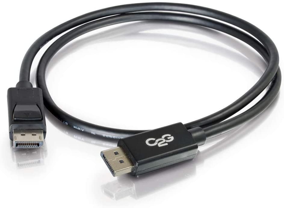 C2g/ cables to go C2G Display Port Cable, 8K, Male to Male, Black, 10 Feet (3.04 Meters), Cables to Go 54402 Male to Male Cable 10 Feet